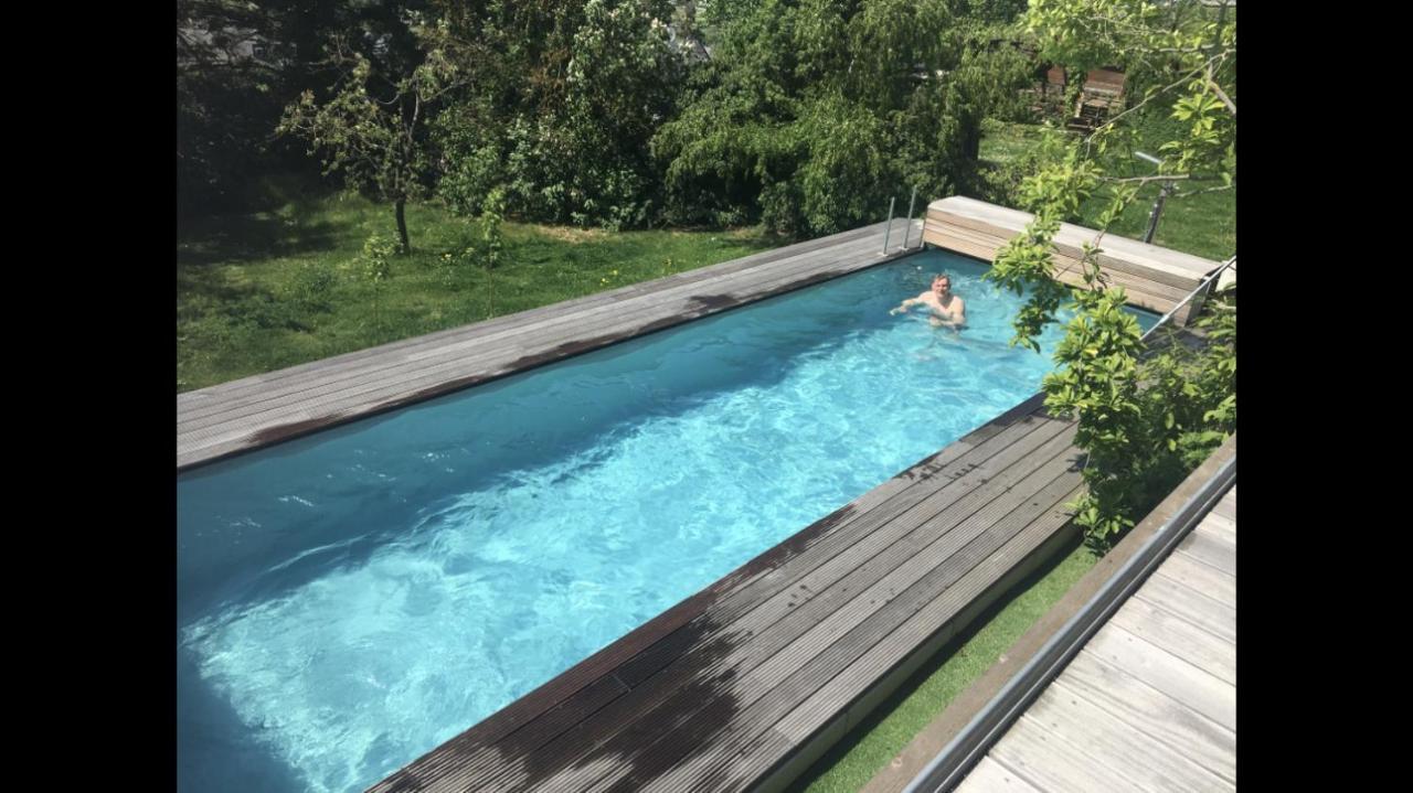 Ferienwohnung Apartment Doppelzimmer In Der Villa Naturpark Rheinblick, Ruhig, Aussicht, Pool Koblenz  Kültér fotó